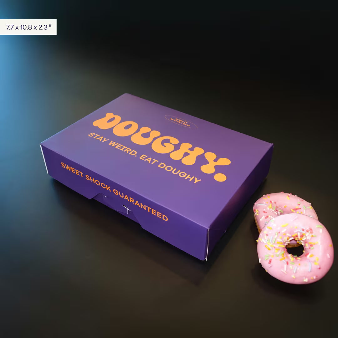 Özel Baskılı Donut ve Tatlı Kutusu | Yağ Sızdırmaz, İştah Açıcı Tasarım