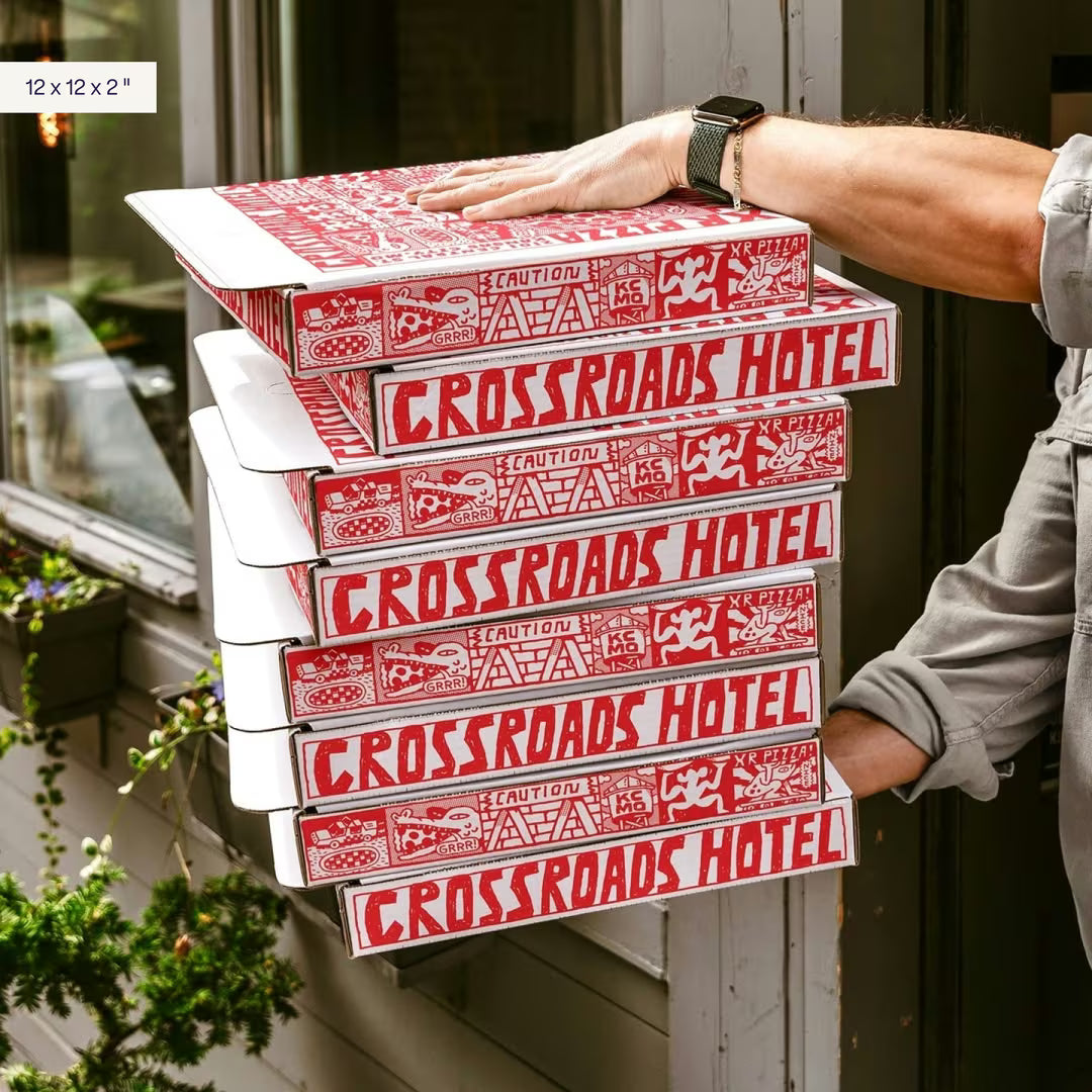 Özel Baskılı Oluklu Pizza Kutusu | Çıtır Koruma, Devasa Reklam Alanı