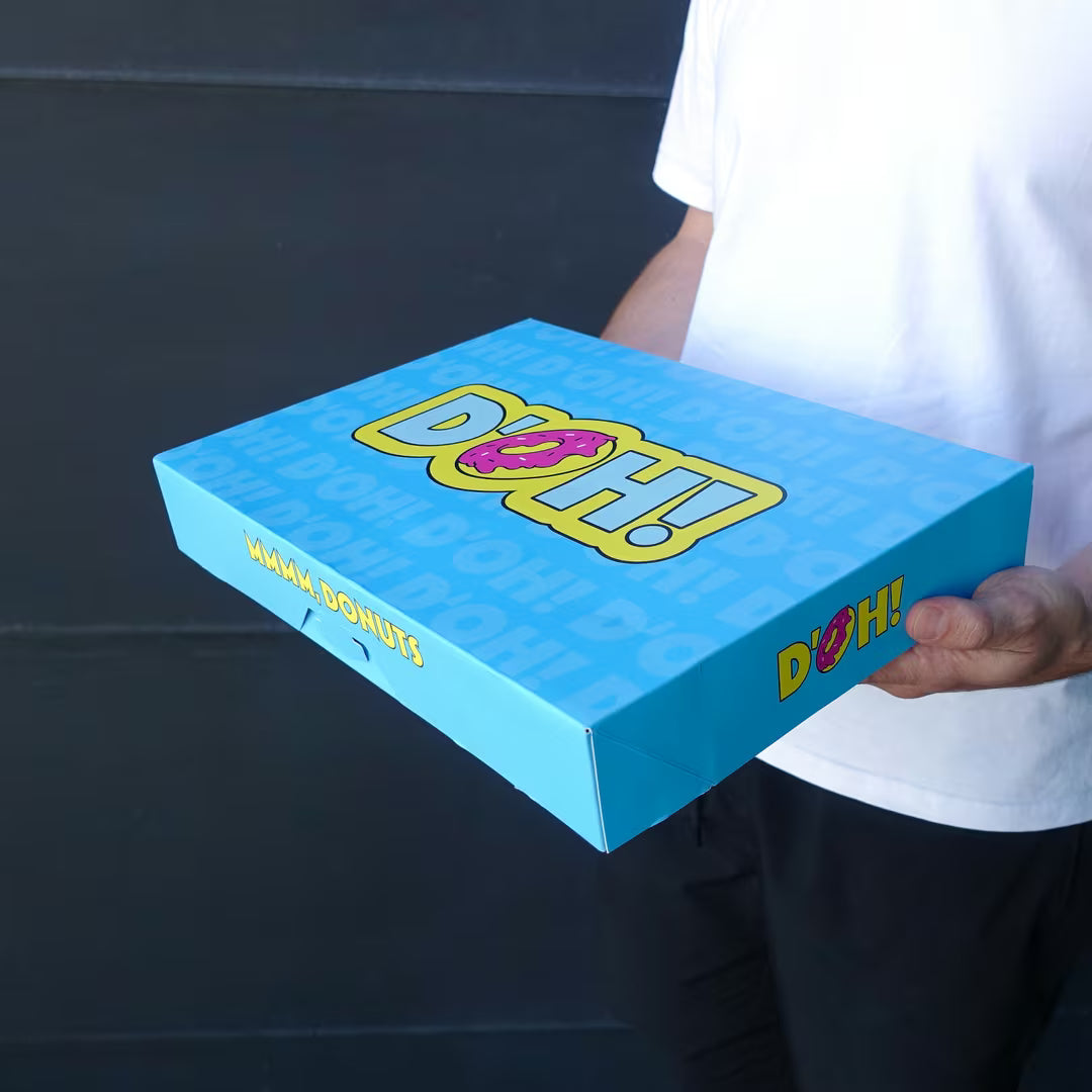 Özel Baskılı Donut ve Tatlı Kutusu | Yağ Sızdırmaz, İştah Açıcı Tasarım