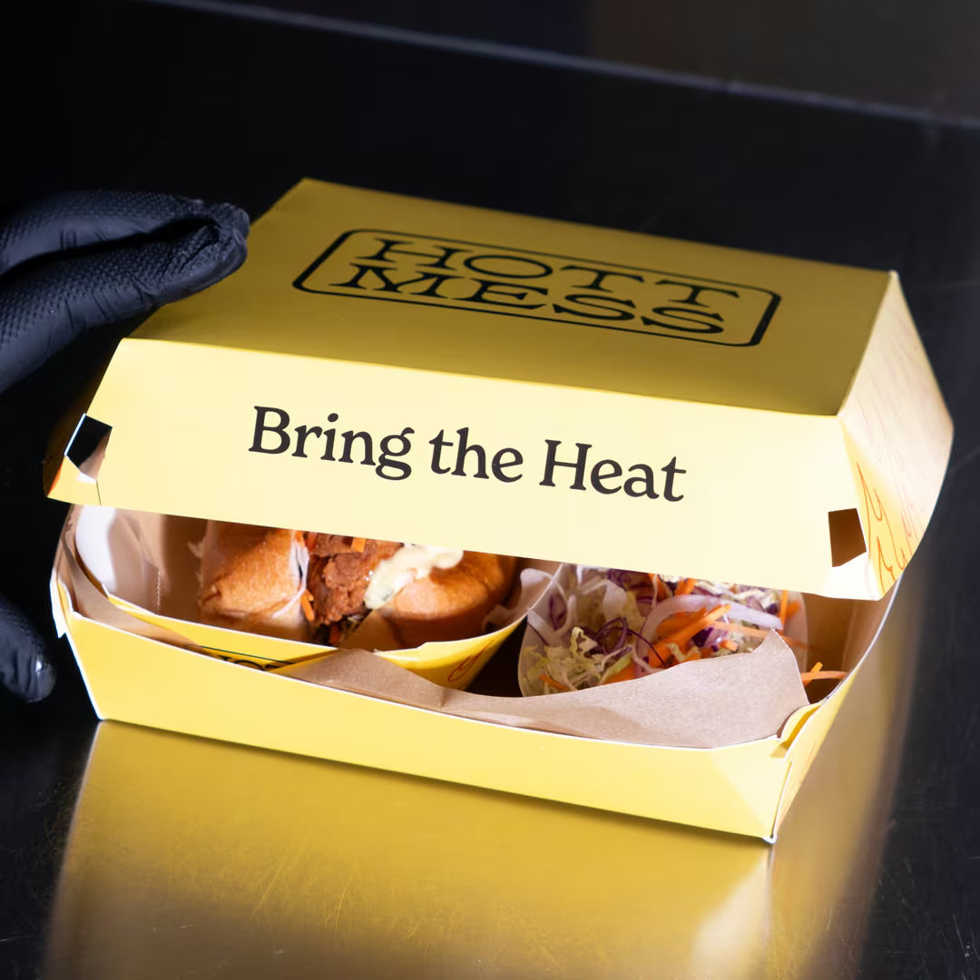 Özel Baskılı Clamshell Burger Kutusu (Custom Burger Box)